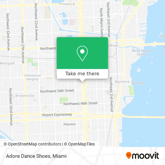 Adore Dance Shoes map