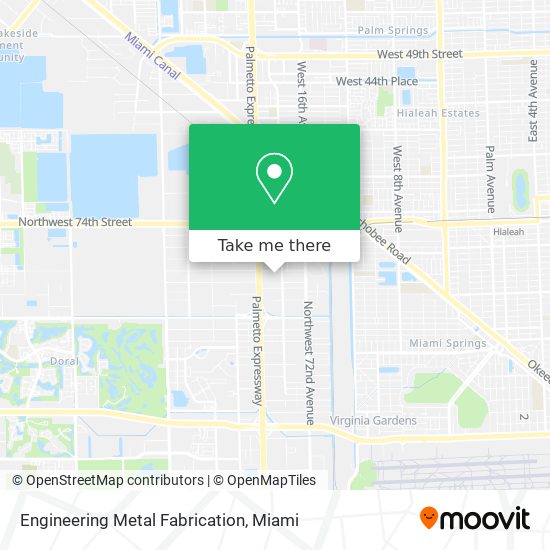 Mapa de Engineering Metal Fabrication