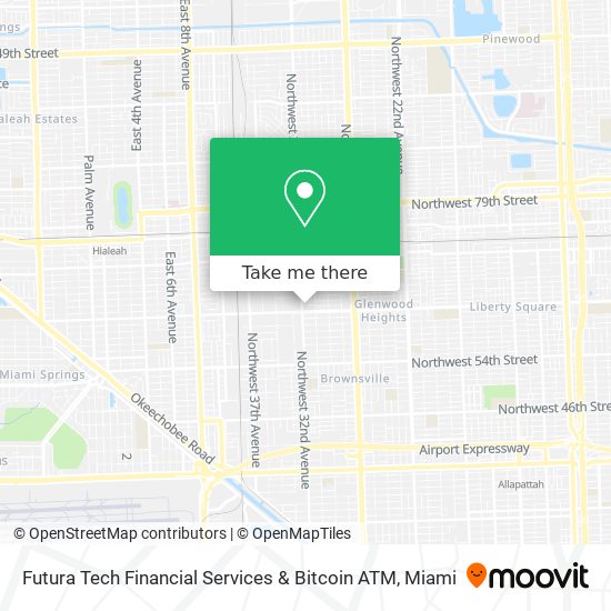 Mapa de Futura Tech Financial Services & Bitcoin ATM