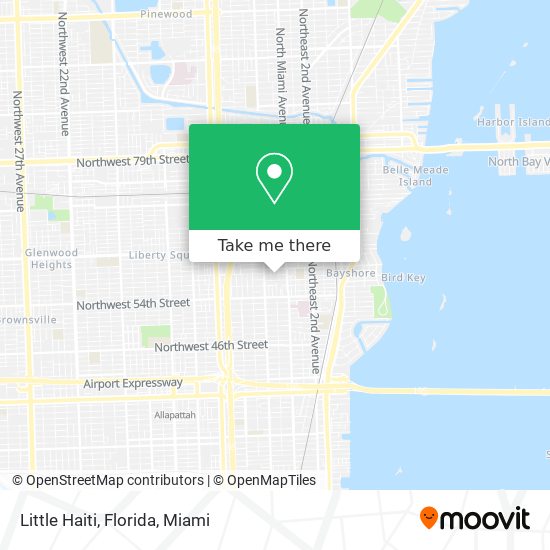 Mapa de Little Haiti, Florida