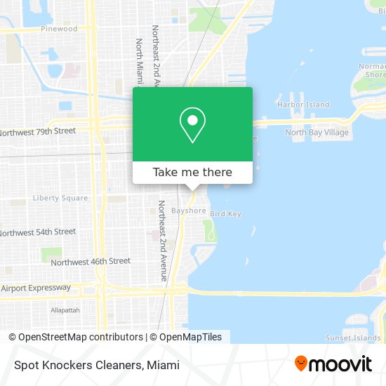 Spot Knockers Cleaners map