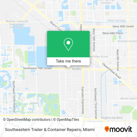 Southeastern Trailer & Container Repairs map