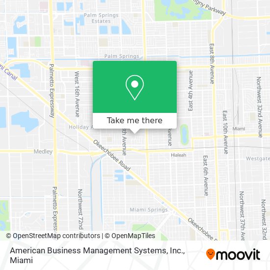 Mapa de American Business Management Systems, Inc.