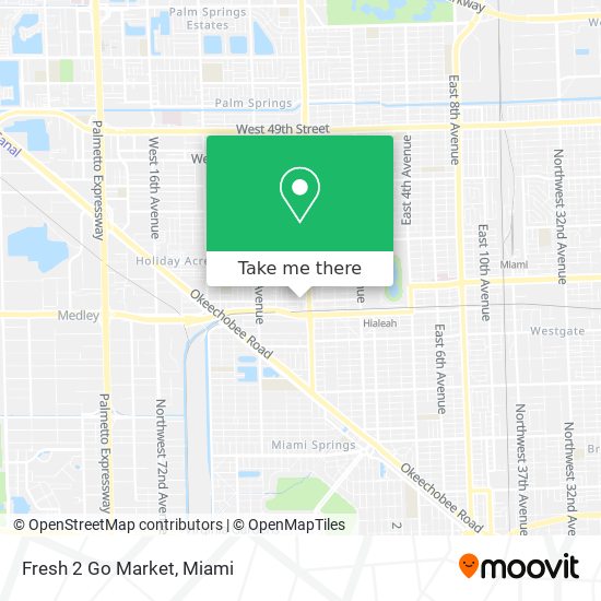 Fresh 2 Go Market map