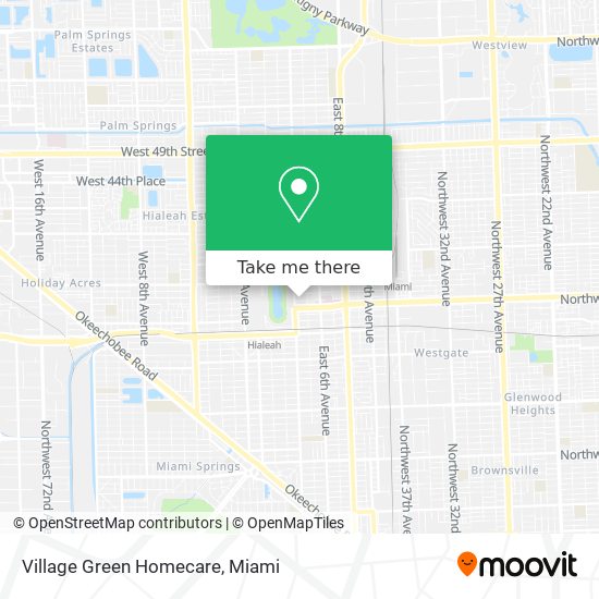 Village Green Homecare map