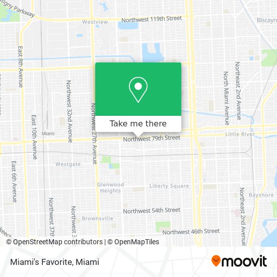 Miami's Favorite map