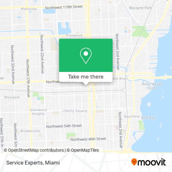 Service Experts map