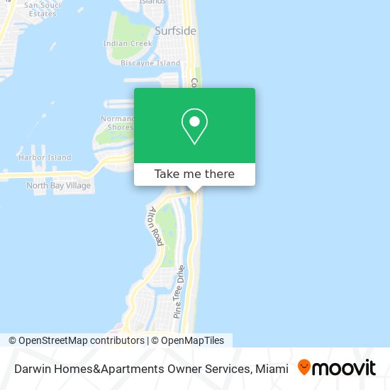 Mapa de Darwin Homes&Apartments Owner Services