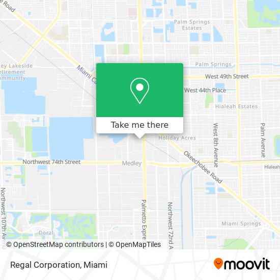 Regal Corporation map