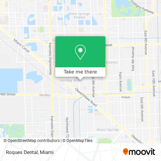 Roques Dental map