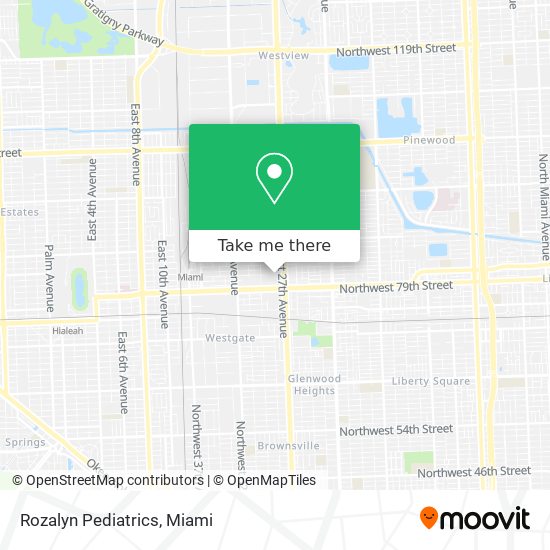 Rozalyn Pediatrics map