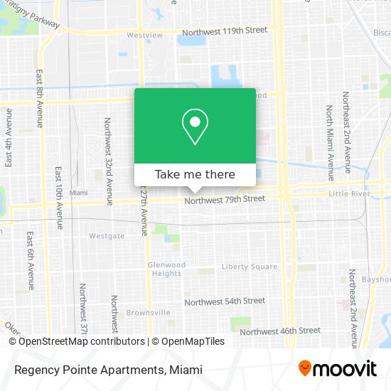 Mapa de Regency Pointe Apartments