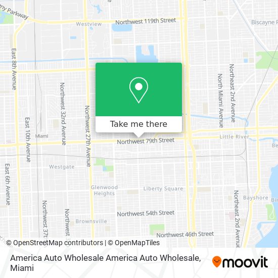 Mapa de America Auto Wholesale America Auto Wholesale