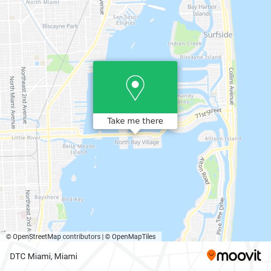 Mapa de DTC Miami