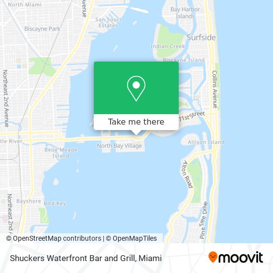 Mapa de Shuckers Waterfront Bar and Grill