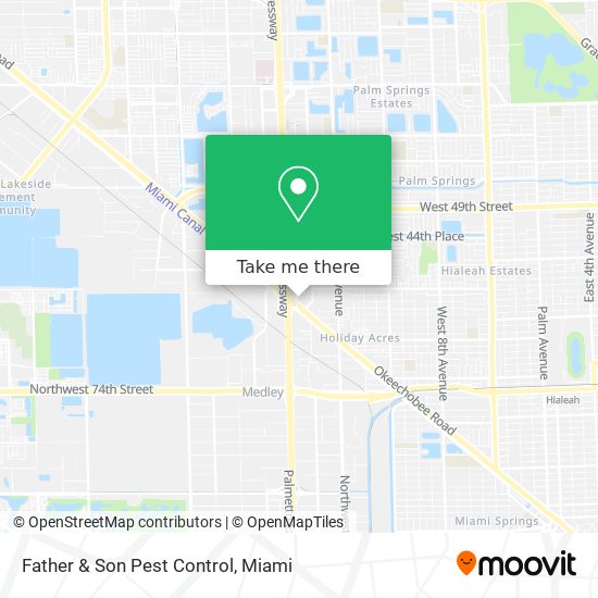 Father & Son Pest Control map