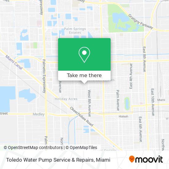 Toledo Water Pump Service & Repairs map