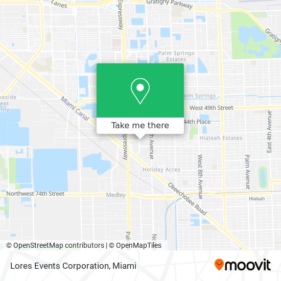 Lores Events Corporation map