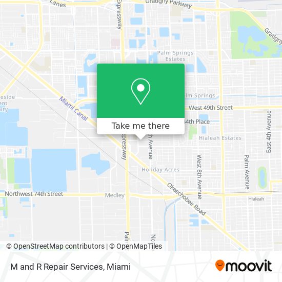 M and R Repair Services map