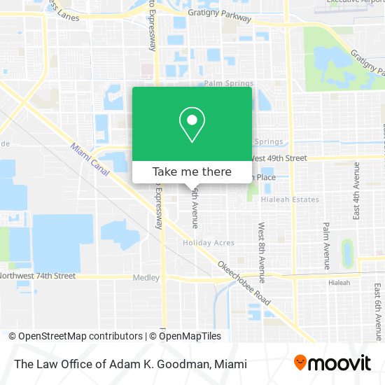 The Law Office of Adam K. Goodman map