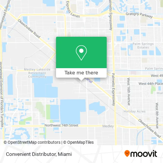 Convenient Distributor map