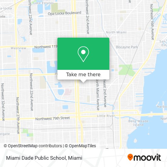 Mapa de Miami Dade Public School