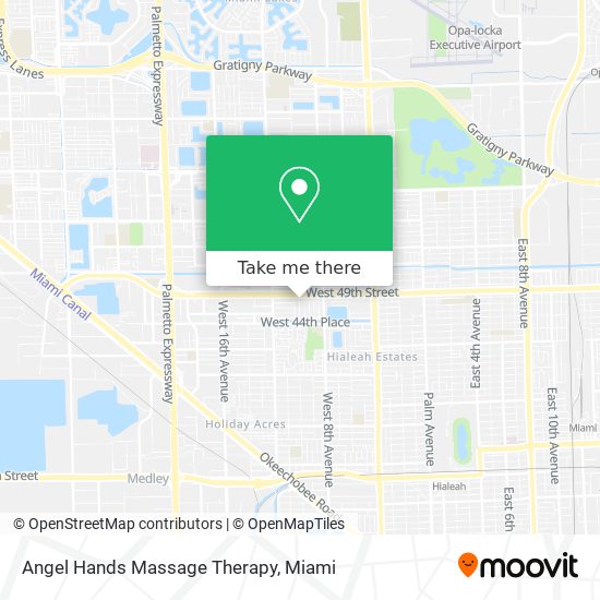 Angel Hands Massage Therapy map