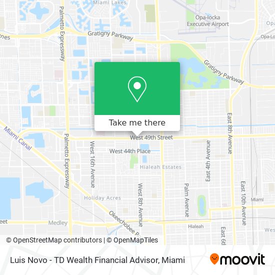 Luis Novo - TD Wealth Financial Advisor map