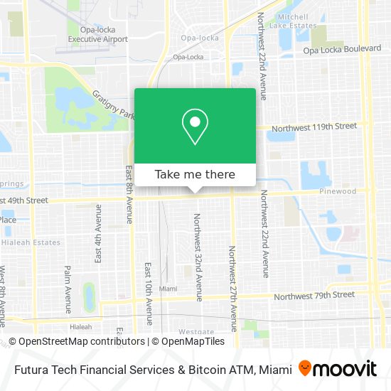 Mapa de Futura Tech Financial Services & Bitcoin ATM