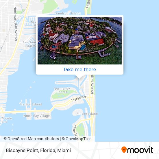 Biscayne Point, Florida map