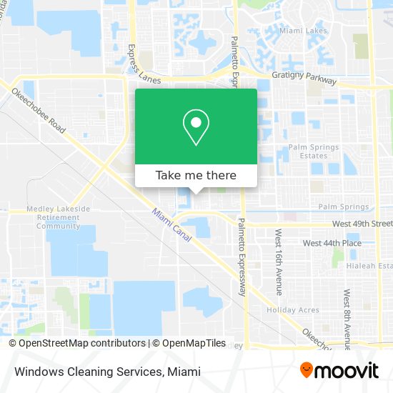 Windows Cleaning Services map