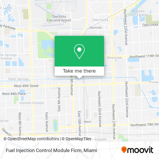 Mapa de Fuel Injection Control Module Ficm