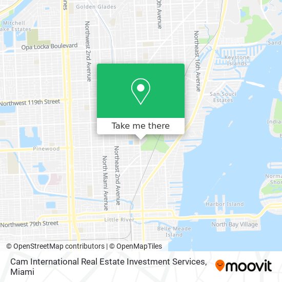 Cam International Real Estate Investment Services map