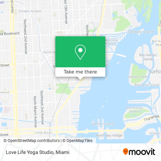 Mapa de Love Life Yoga Studio