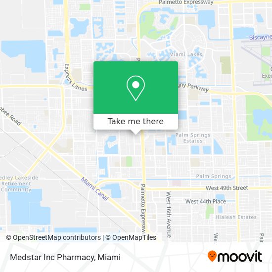 Medstar Inc Pharmacy map