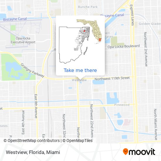 Westview, Florida map