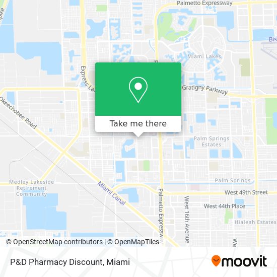 Mapa de P&D Pharmacy Discount