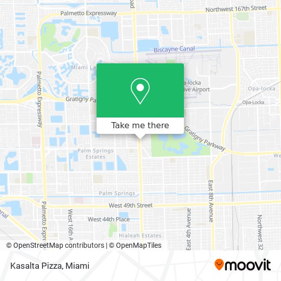 Kasalta Pizza map