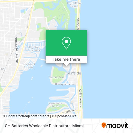 CH Batteries Wholesale Distributors map