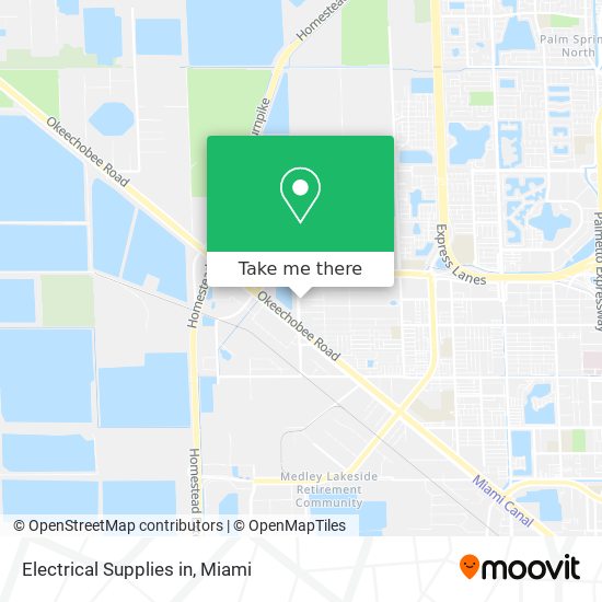 Mapa de Electrical Supplies in