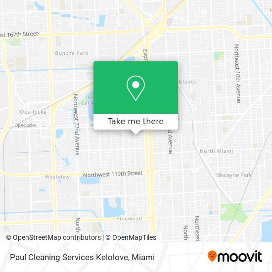 Paul Cleaning Services Kelolove map