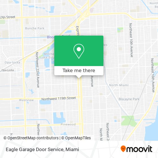 Mapa de Eagle Garage Door Service