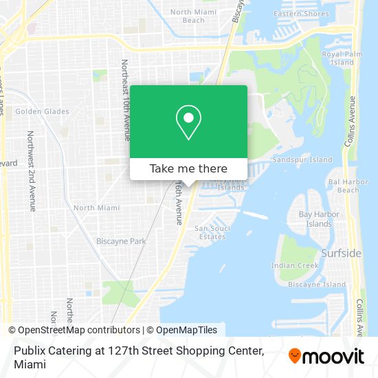 Publix Catering at 127th Street Shopping Center map