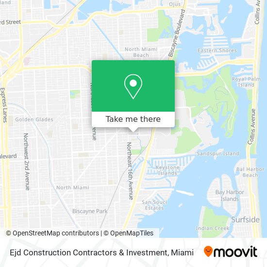 Mapa de Ejd Construction Contractors & Investment