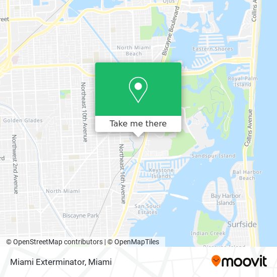 Mapa de Miami Exterminator