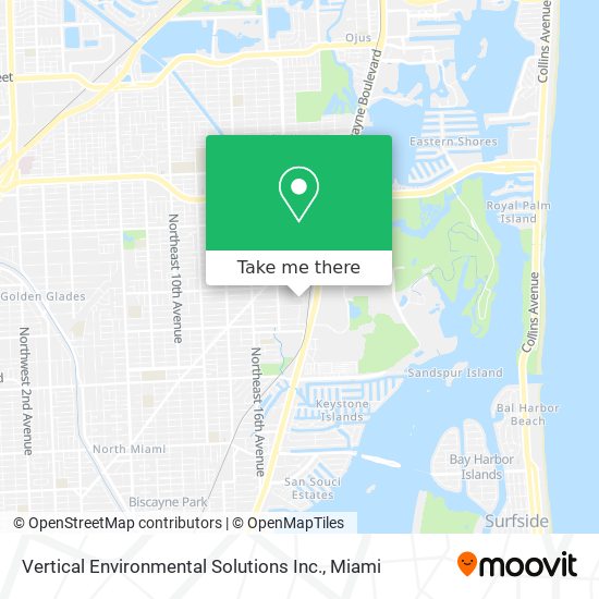 Mapa de Vertical Environmental Solutions Inc.