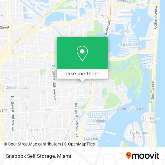 Mapa de Snapbox Self Storage