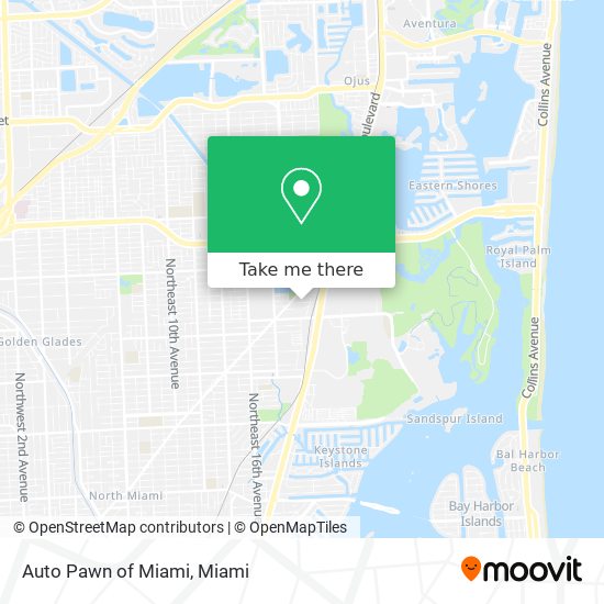 Auto Pawn of Miami map