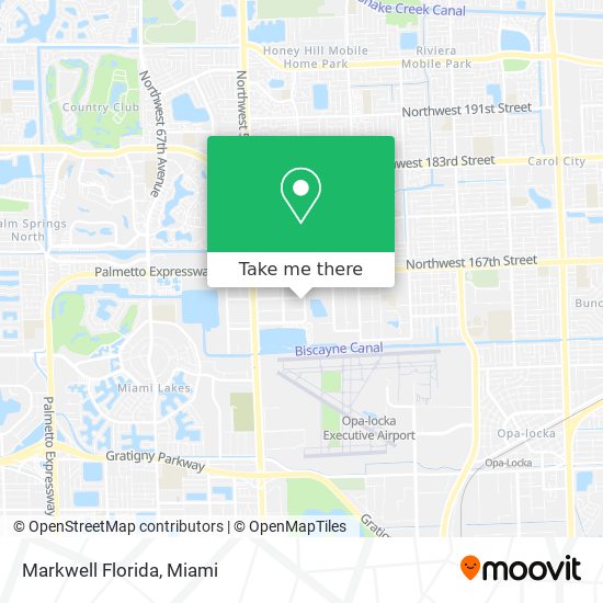 Markwell Florida map