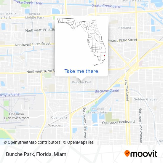 Bunche Park, Florida map